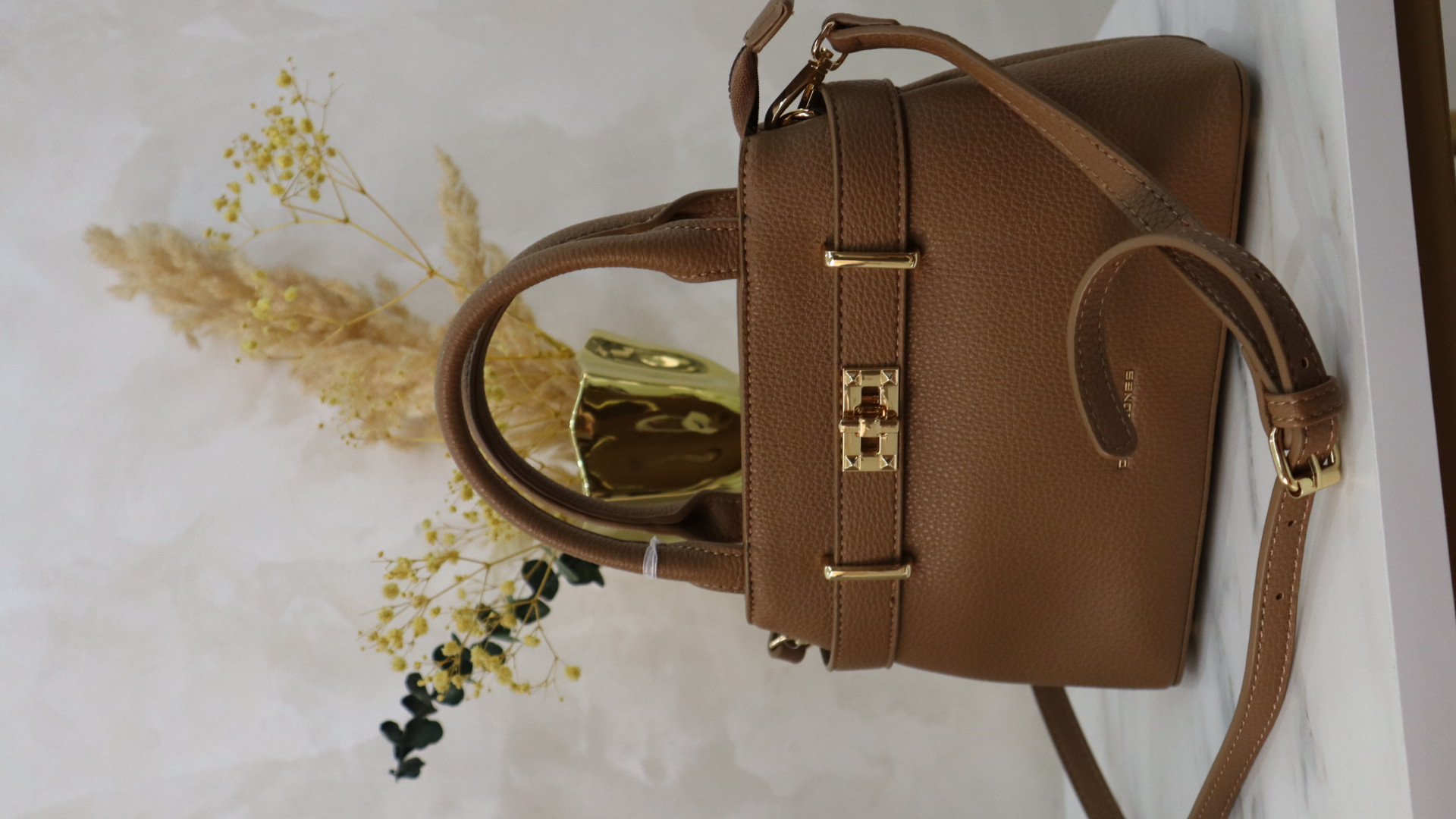 Sac a Main David Jones Camel 